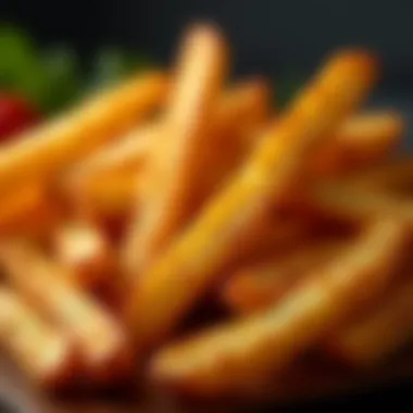 Deliciously crispy fries made with air fryer technology