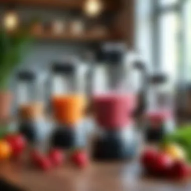 Variety of Blender Capacities Variety of blender capacities displayed