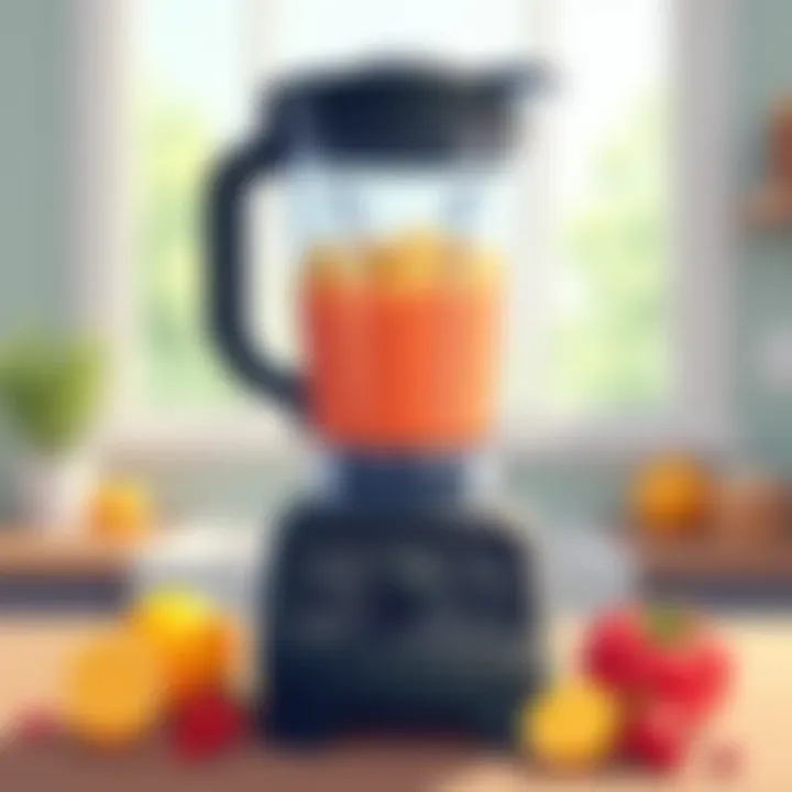 Easy-to-clean blender with detachable parts