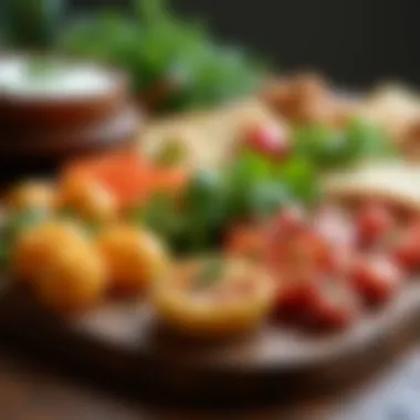 Gluten-Free Appetizer Platter Artfully arranged gluten-free appetizer platter showcasing a variety of textures and colors