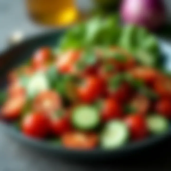 A vibrant plate of nutrient-dense vegetables