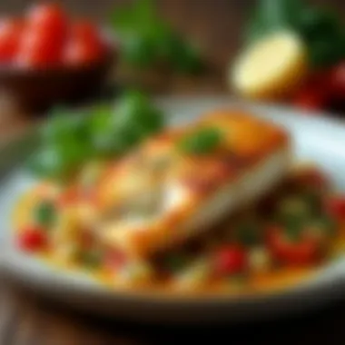 Delicious cod fish recipe prepared with fresh ingredients