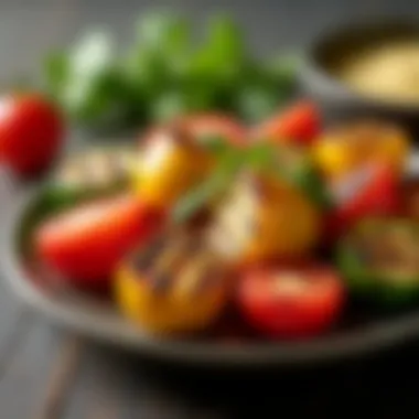 Savor the Flavor: Grilled Vegetables Elegant presentation of grilled vegetables