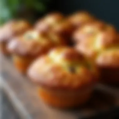 An assortment of Harry and David English Muffin flavors displayed on a rustic wooden table.