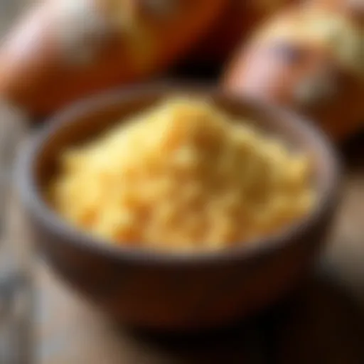 Artisanal Italian bread crumbs displayed in a rustic bowl