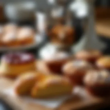 An array of baked goods made with the help of a KitchenAid mixer.