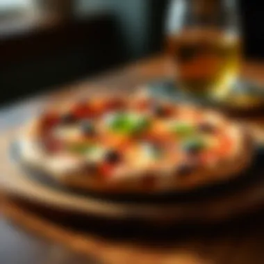 Elevated Dining Experience with the Amazon Pizza Plate Elegant presentation of pizza on the Amazon Pizza Plate