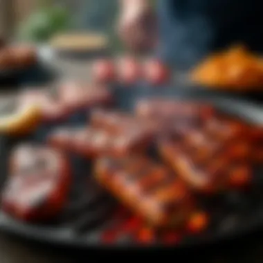 Essential BBQ Equipment A collection of essential barbecue equipment