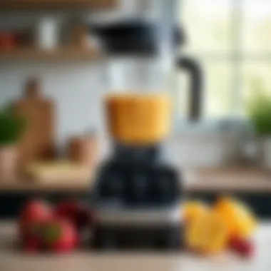 Variety of Settings on a Blender for Protein Powder Blender showcasing various settings