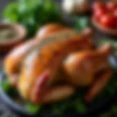 Herbs and Spices for Flavorful Turkey Seasoning turkey with aromatic herbs and spices