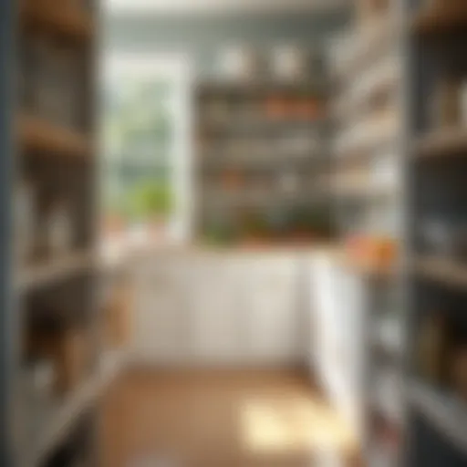 Organized pantry showcasing IKEA storage solutions