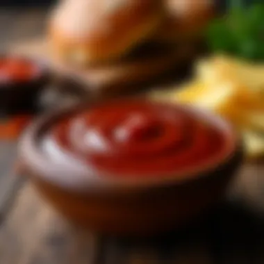 Signature Texas BBQ sauce served in a rustic bowl