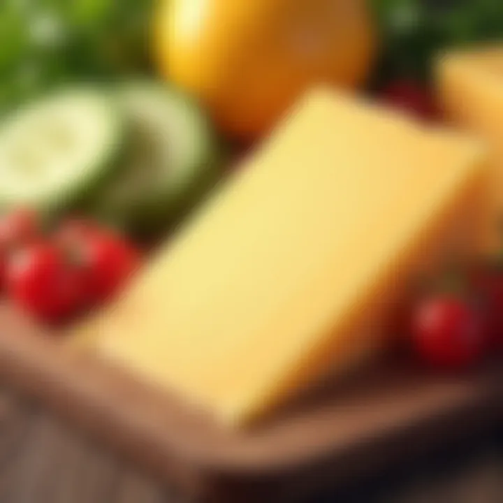 Swiss cheese paired with various culinary ingredients